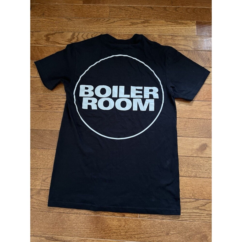 Gorpcore Boiler Room Black Tee Sz Small Underground Techno Rave Club Streetwear
